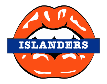 New York Islanders Lips Logo iron on paper